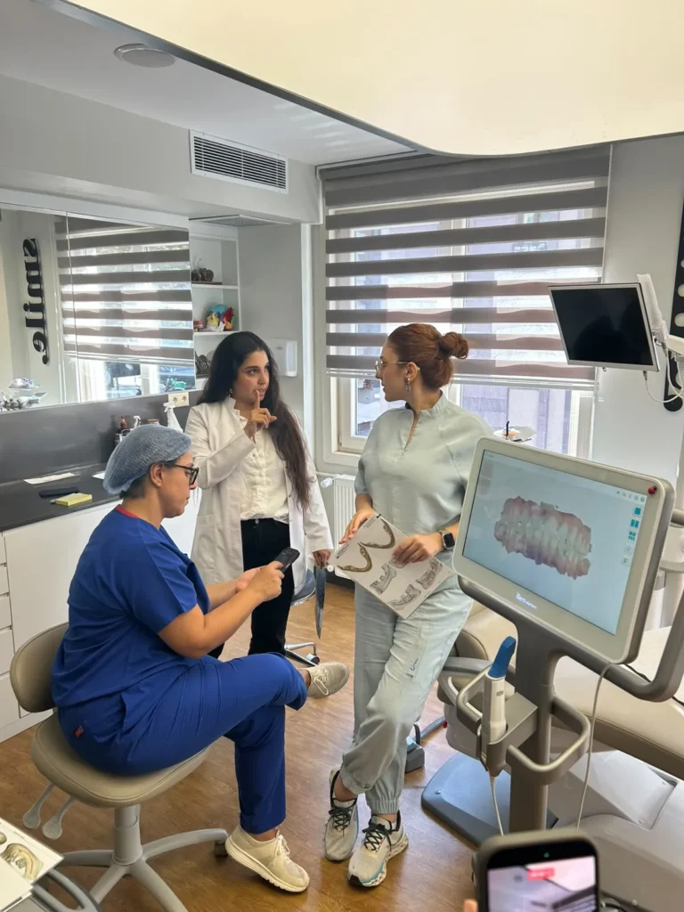 Diş kliniğinde dijital ağız içi tarayıcı ile tedavi planlaması, Caddebostan Kadıköy